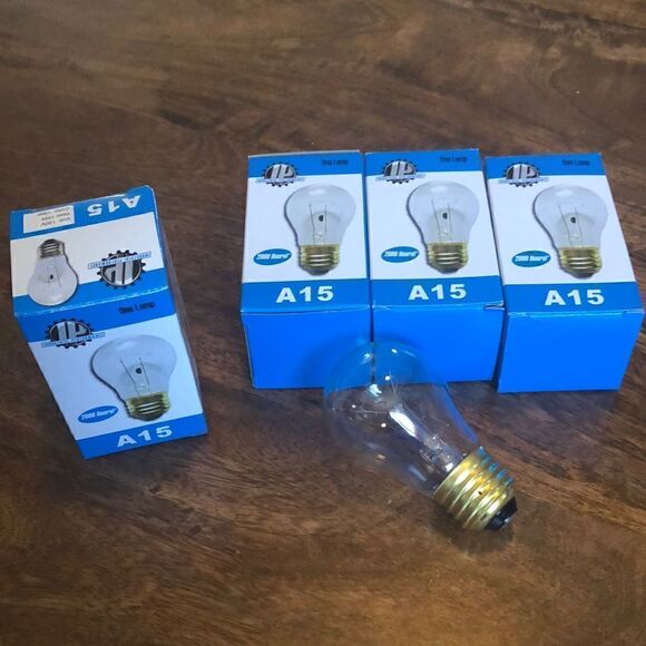 Industrial Performance 130V, 15w A15, Medium Screw (E26) Base Bulb-pack of 4 - Picture 1 of 4